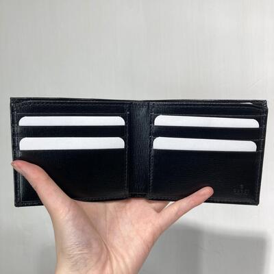 Gucci Mens Interlocking G Wallet Black