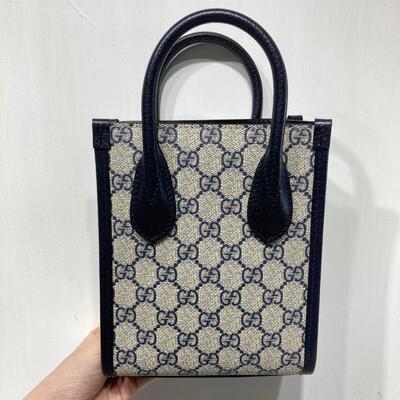Gucci Mini tote bag with Interlocking G Black