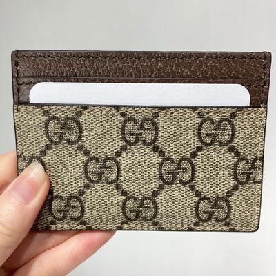 Gucci Ophidia Cardcase Brown