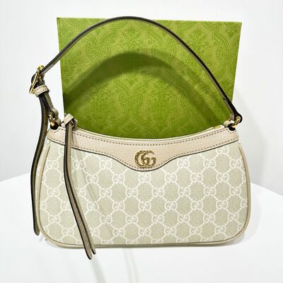 Gucci Ophidia GG Small Handbag Beige