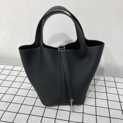 Hermes Picotin 18 Black Silver - Clemence, Stamp Z