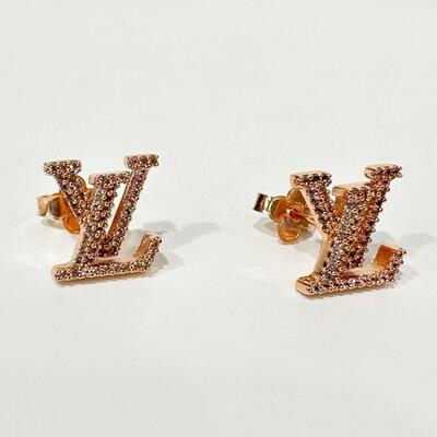 LV Iconic Earrings Rosegold