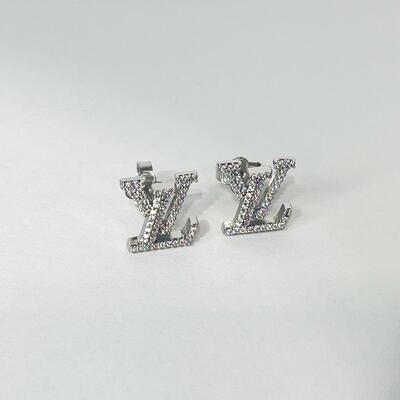 LV Iconic Earrings Silver