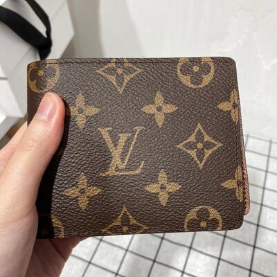 LV Multiple Wallet Monogram Canvas Brown