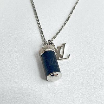Shop Louis Vuitton Monogram Eclipse Charms Necklace (COLLIER