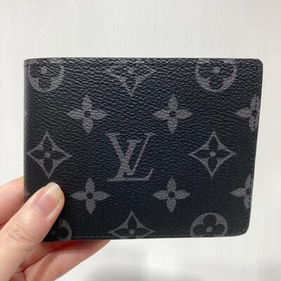 LV Multiple Wallet Monogram Canvas Black