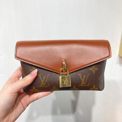 LV Padlock On Strap Bag Brown