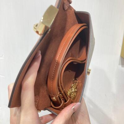 LV Padlock On Strap Bag Brown