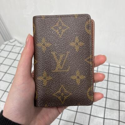 LV Pocket Organiser Monogram Canvas Brown