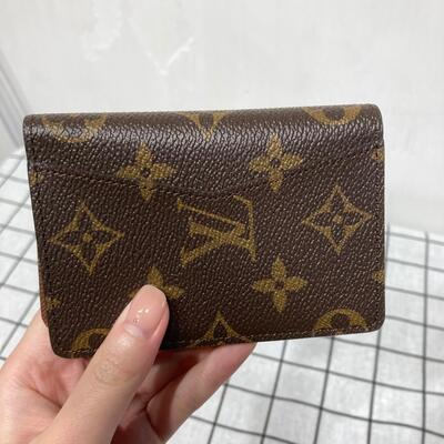 LV Pocket Organiser Monogram Canvas Brown