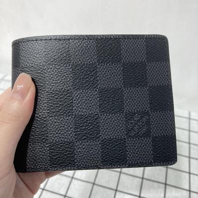 LV Slender Wallet Damier Black