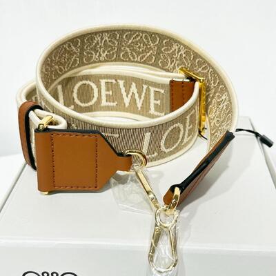 Loewe Anagram Strap Natural Tan