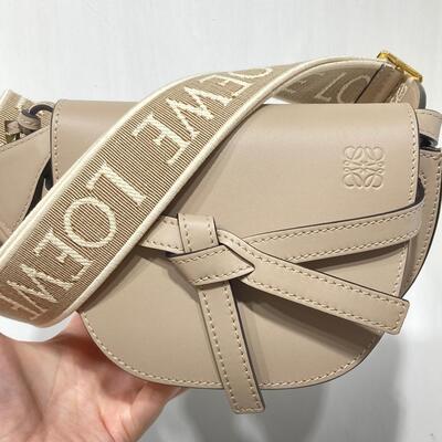 Loewe Mini Gate Dual Bag Sand