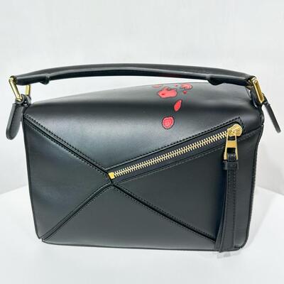 Loewe Small Puzzle Bag Black X Howl's Moving Castle