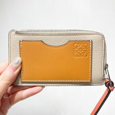Loewe Coin Cardholder Light Oat