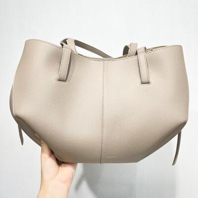 Polene Cyme Mini Grained Taupe