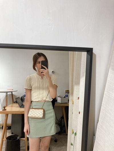 Celine Clutch On Chain Canvas White