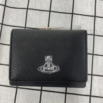 Vivienne Westwood Victoria Wallet Black Silver